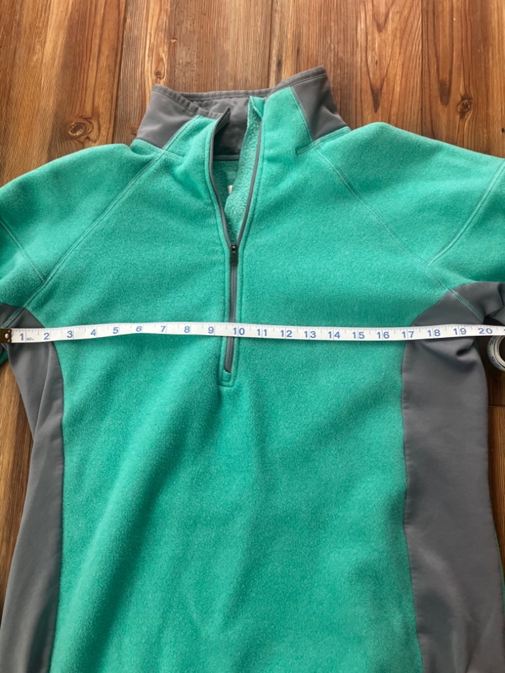 Columbia Women's Green Fleece Quarter Zip Pullover Jacket Size Large - Picture 2 of 5